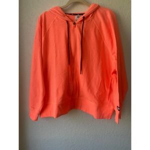 DKNY Sport Plus size Sprint Mesh Relaxed Hoodie 2X New with tags